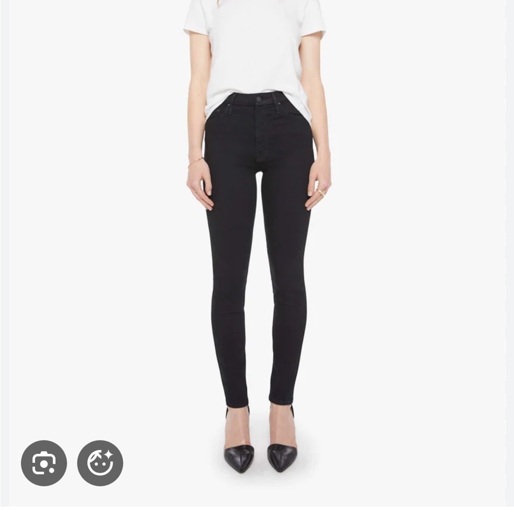 Women's Mother Faux Suede Skinny Jeans